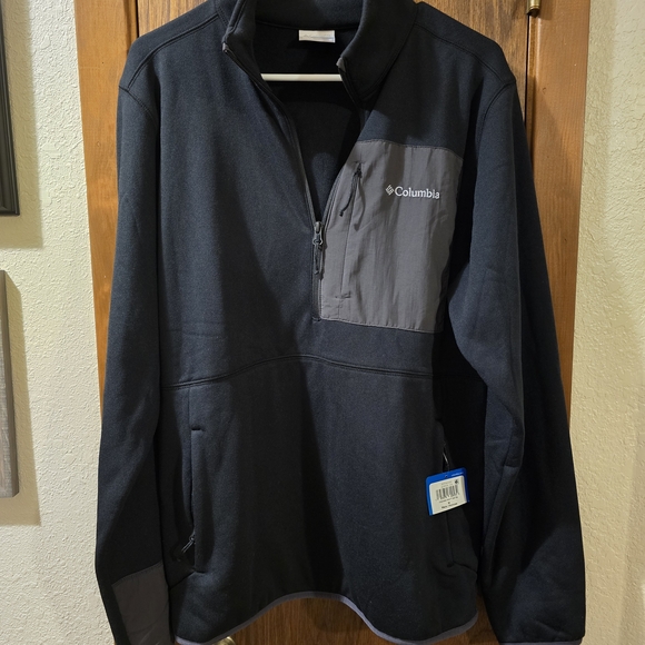 Columbia Other - Columbia Black and Gray Half-Zip Pullover